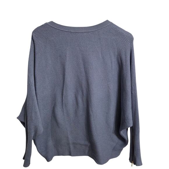 Philosophy Republic Clothing Woman's Blue Sweater Zips On Sleeves Size XL - Picture 6 of 8